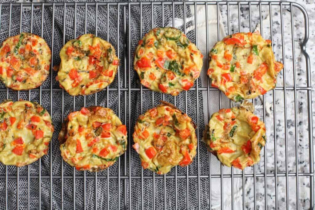 egg muffins with vegetables