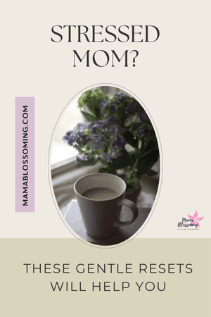 Simple self-care moments helping a stressed mom feel calmer during the day